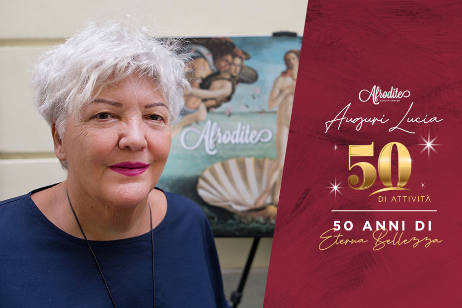 Lucia Calabrese, 50 anni di attività, 50 anni di eterna bellezza!